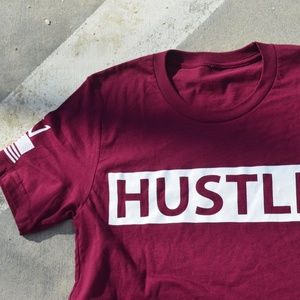 NWT Maroon Hustle T-Shirt S